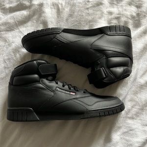 Black Reebok High Tops NEW